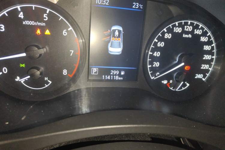 Used Nissan Teana 2021 2.0L XL Comfort Edition Odometer Close Up