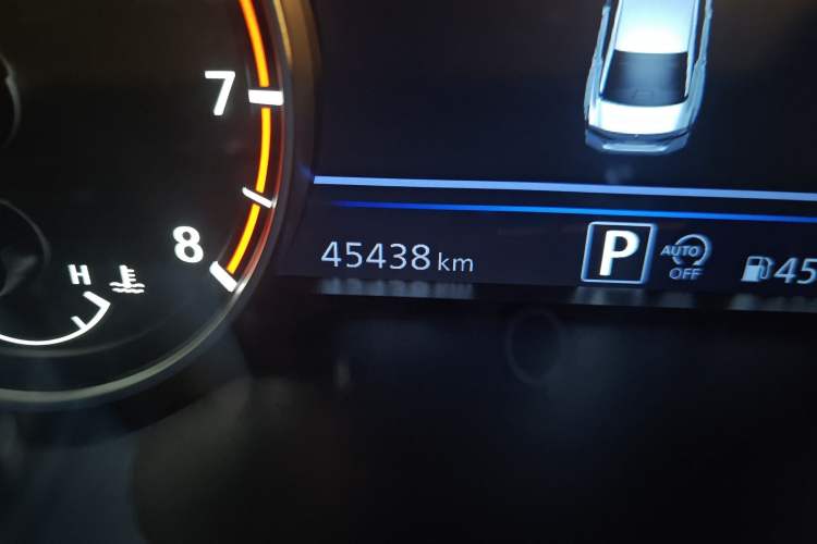 Used Nissan Teana 2021 2.0T XL Upper AD1 Smart Navigation Edition Odometer Close Up