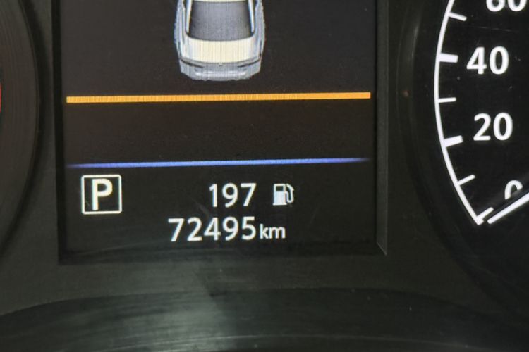 Used Nissan Teana 2021 2.0L XL Comfort Edition Odometer Close Up