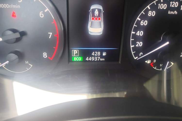 Used Nissan Teana 2021 2.0L XE Fashion Edition Odometer Close Up
