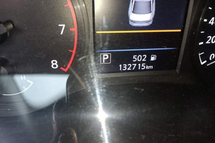 Used Nissan Teana 2021 2.0L XL Comfort Edition Odometer Close Up