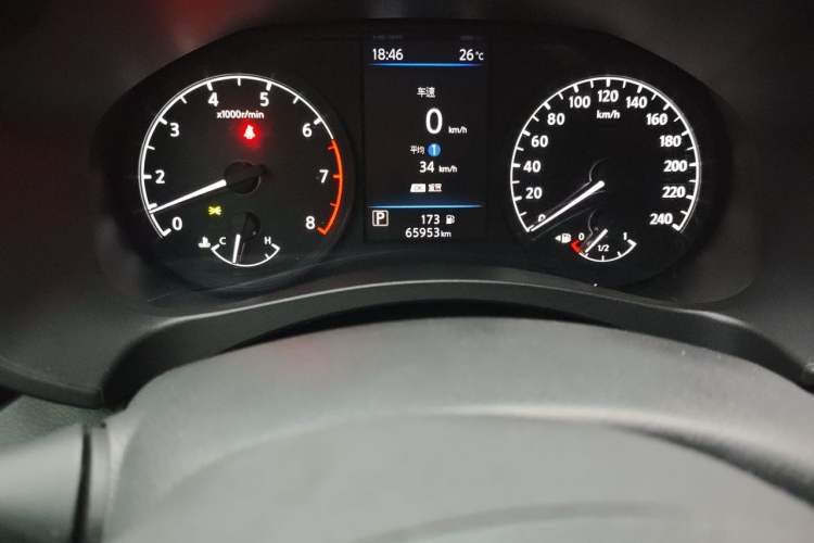 Used Nissan Teana 2021 2.0L XL Comfort Edition Odometer Close Up