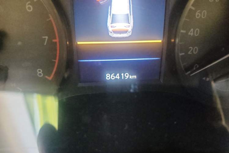 Used Nissan Teana 2021 2.0L XL Comfort Edition Odometer Close Up