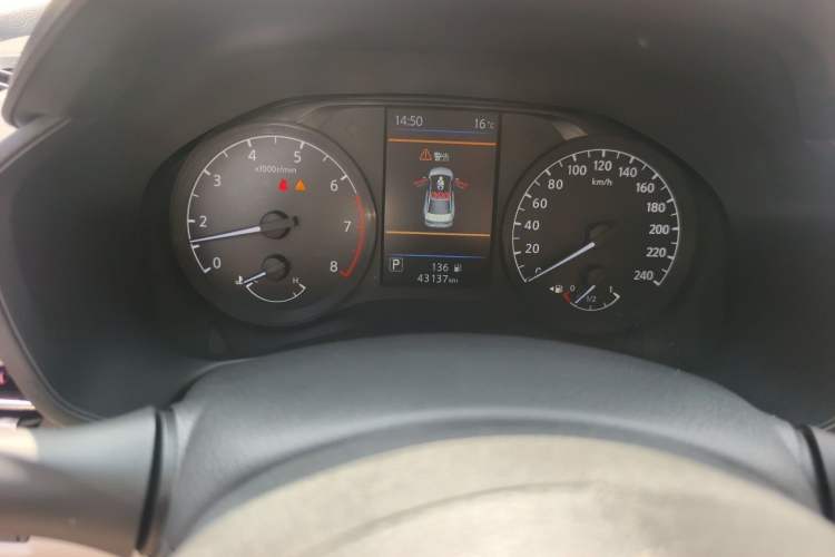 Used Nissan Teana 2021 2.0L XL Comfort Edition Odometer Close Up