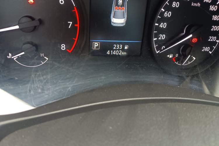 Used Nissan Teana 2021 2.0L XL Comfort Edition Odometer Close Up