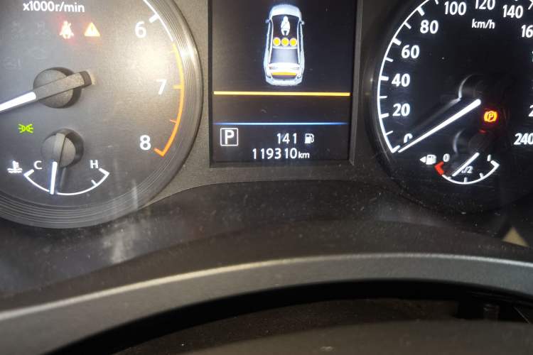 Used Nissan Teana 2021 2.0L XL Comfort Edition Odometer Close Up
