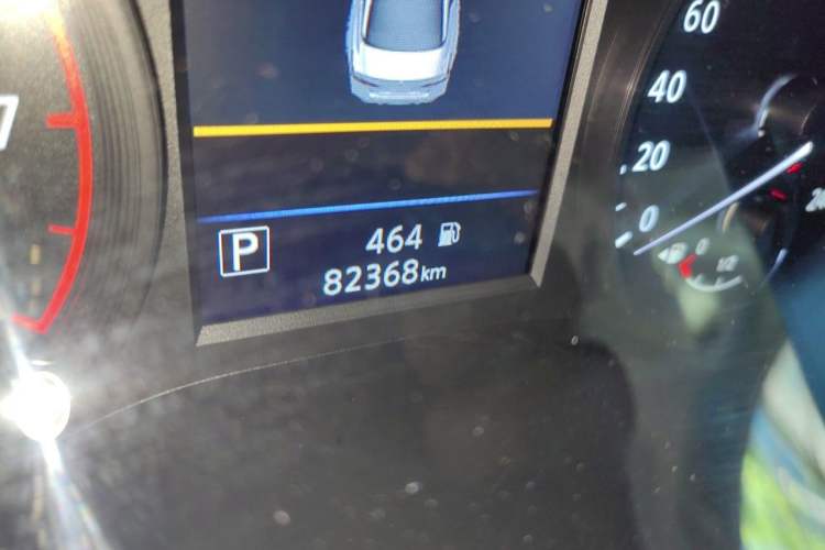 Used Nissan Teana 2021 2.0L XL Comfort Edition Odometer Close Up