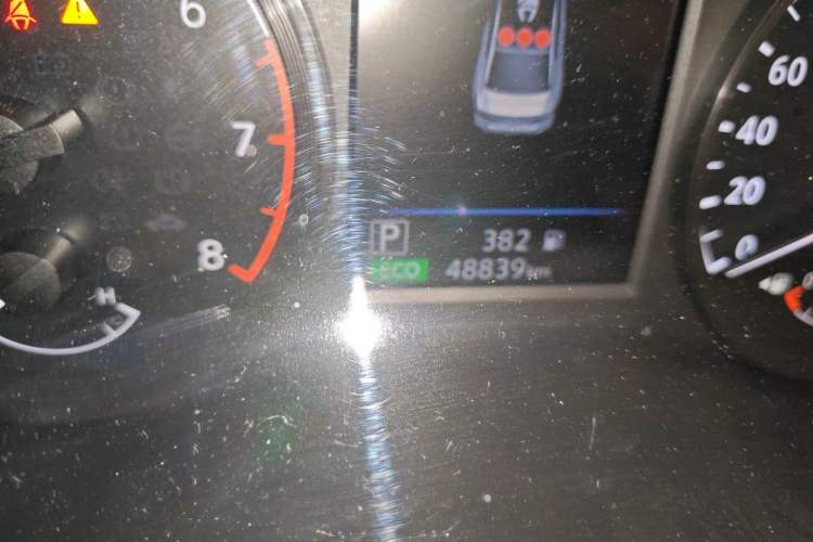 Used Nissan Teana 2021 2.0L XL Comfort Edition Odometer Close Up