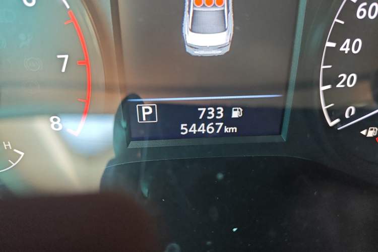 Used Nissan Teana 2021 2.0L XL Comfort Edition Odometer Close Up
