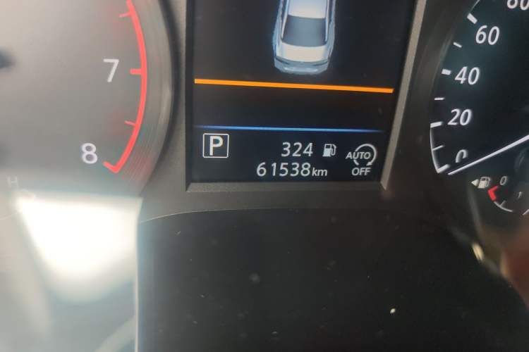 Used Nissan Teana 2021 2.0L XL Comfort Edition Odometer Close Up