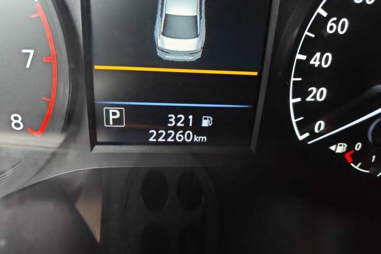 Used Nissan Teana 2021 2.0L XL Comfort Edition Odometer Close Up