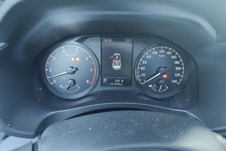 Used Nissan Teana 2021 2.0L XL Comfort Edition Odometer Close Up