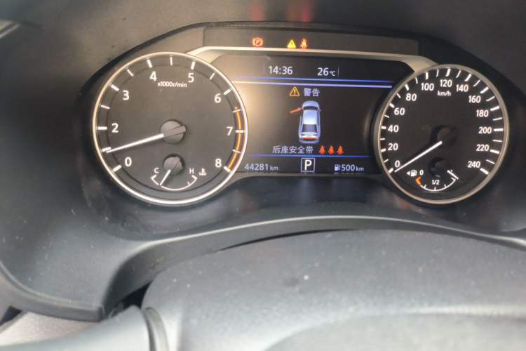 Used Nissan Teana 2021 2.0L XL Upper AD1 Smart Drive & Navigation Edition Odometer Close Up