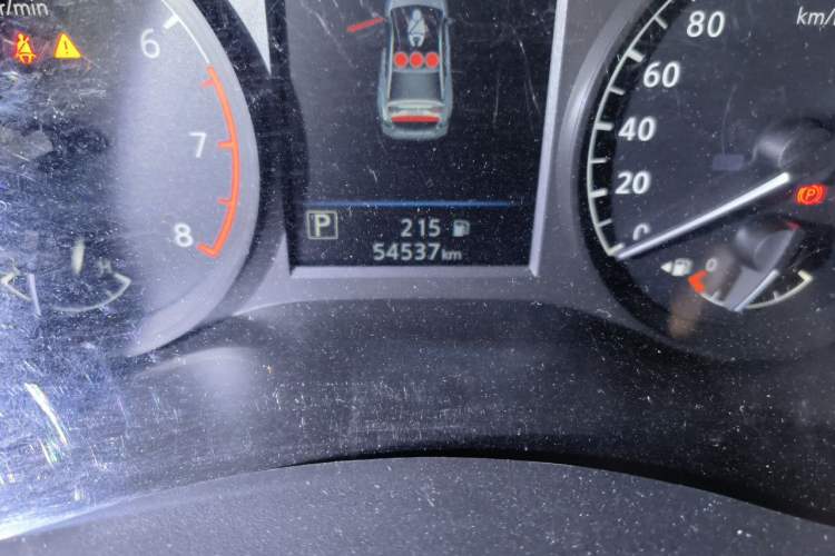 Used Nissan Teana 2021 2.0L XL Comfort Edition Odometer Close Up