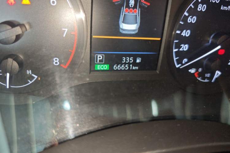 Used Nissan Teana 2021 2.0L XL Comfort Edition Odometer Close Up