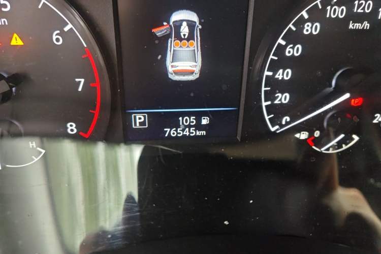 Used Nissan Teana 2021 2.0L XL Comfort Edition Odometer Close Up