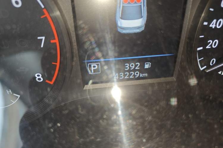 Used Nissan Teana 2021 2.0L XL Comfort Edition Odometer Close Up