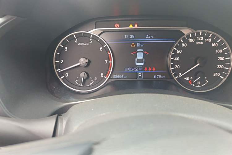Used Nissan Teana 2021 2.0L XL Comfort Edition Odometer Close Up