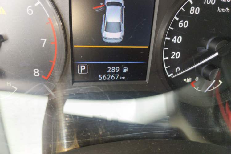 Used Nissan Teana 2021 2.0L XL Comfort Edition Odometer Close Up