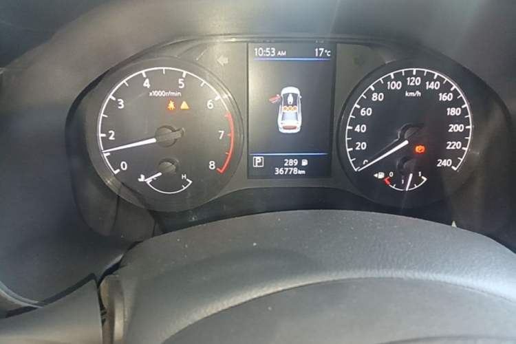 Used Nissan Teana 2021 2.0L XL Comfort Edition Odometer Close Up