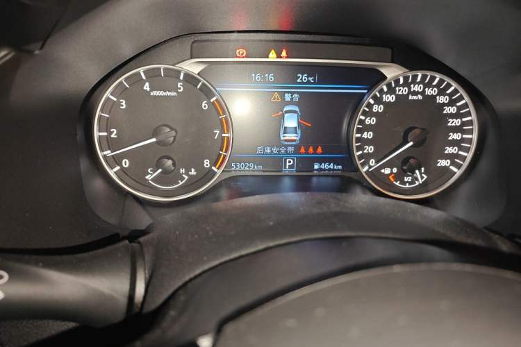Used Nissan Teana 2021 2.0T XL Upper AD1 Smart Navigation Edition Odometer Close Up