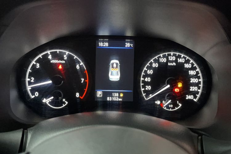 Used Nissan Teana 2021 2.0L XL Comfort Edition Odometer Close Up