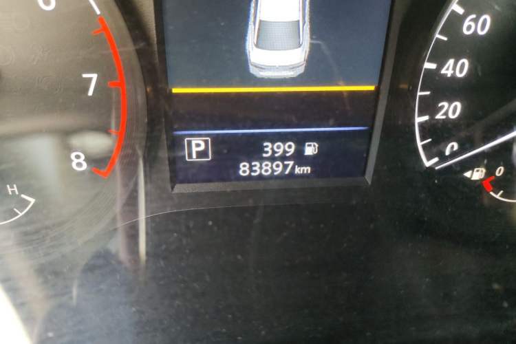 Used Nissan Teana 2021 2.0L XL Comfort Edition Odometer Close Up