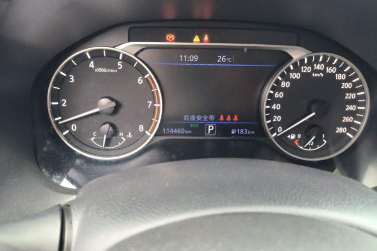 Used Nissan Teana 2021 2.0T XL Upper AD1 Smart Navigation Edition Odometer Close Up