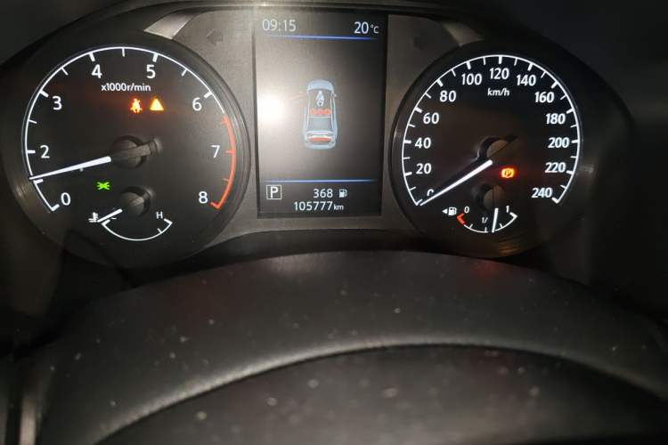 Used Nissan Teana 2021 2.0L XL Comfort Edition Odometer Close Up