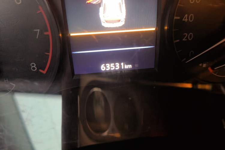 Used Nissan Teana 2021 2.0L XL Comfort Edition Odometer Close Up