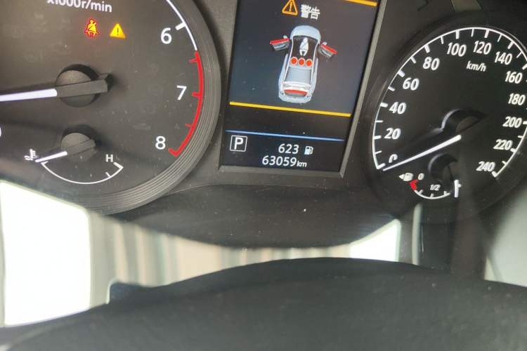 Used Nissan Teana 2021 2.0L XL Comfort Edition Odometer Close Up