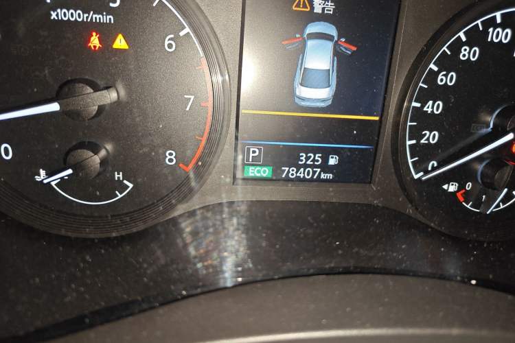 Used Nissan Teana 2021 2.0L XL Comfort Edition Odometer Close Up