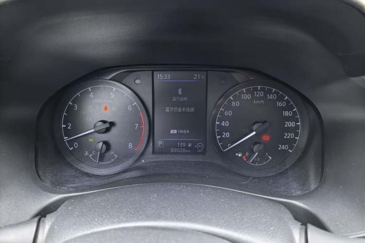 Used Nissan Teana 2021 2.0L XL Comfort Edition Odometer Close Up