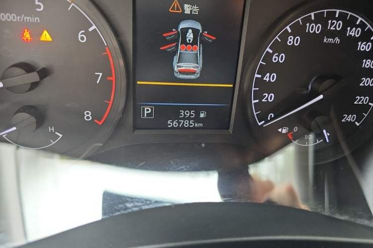 Used Nissan Teana 2021 2.0L XL Comfort Edition Odometer Close Up