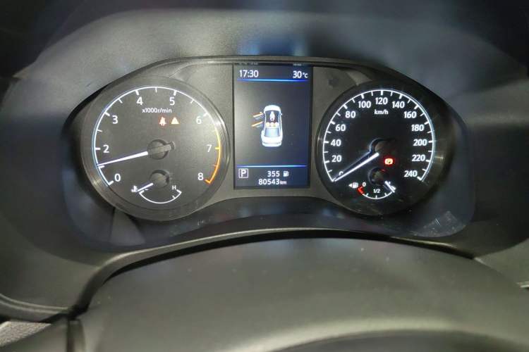 Used Nissan Teana 2021 2.0L XL Comfort Edition Odometer Close Up