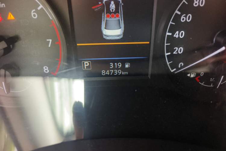 Used Nissan Teana 2021 2.0L XL Comfort Edition Odometer Close Up