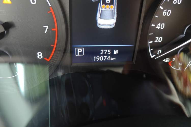 Used Nissan Teana 2021 2.0L XL Comfort Edition Odometer Close Up