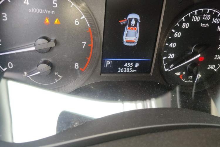 Used Nissan Teana 2021 2.0L XL Comfort Edition Odometer Close Up
