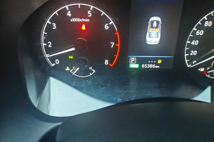 Used Nissan Teana 2021 2.0L XL Comfort Edition Odometer Close Up