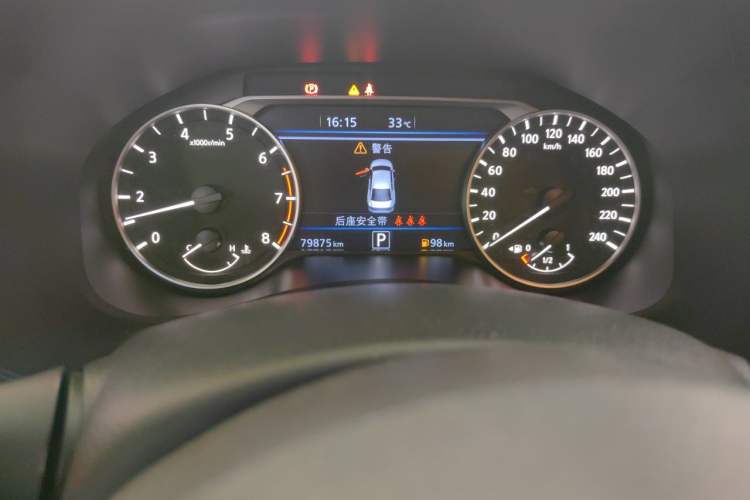 Used Nissan Teana 2021 2.0L XL Upper AD1 Smart Drive & Navigation Edition Odometer Close Up