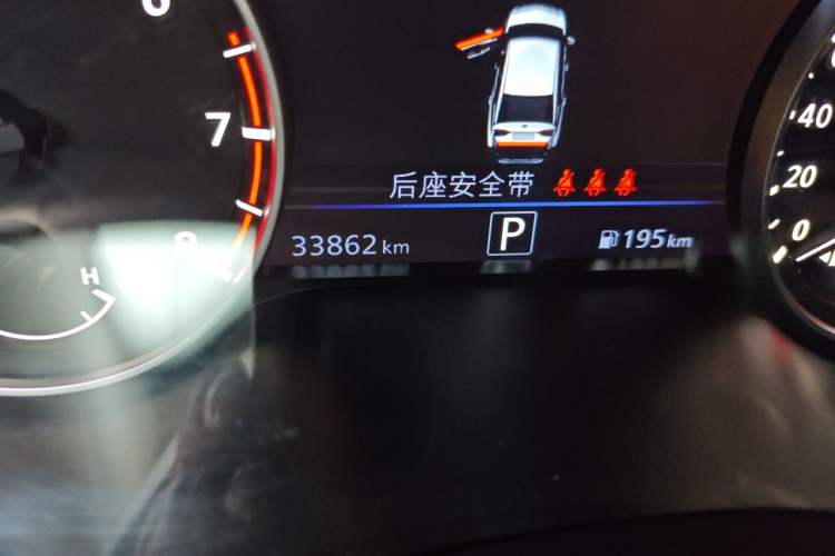 Used Nissan Teana 2022 2.0L XL-TLS Enjoyment Edition Odometer Close Up