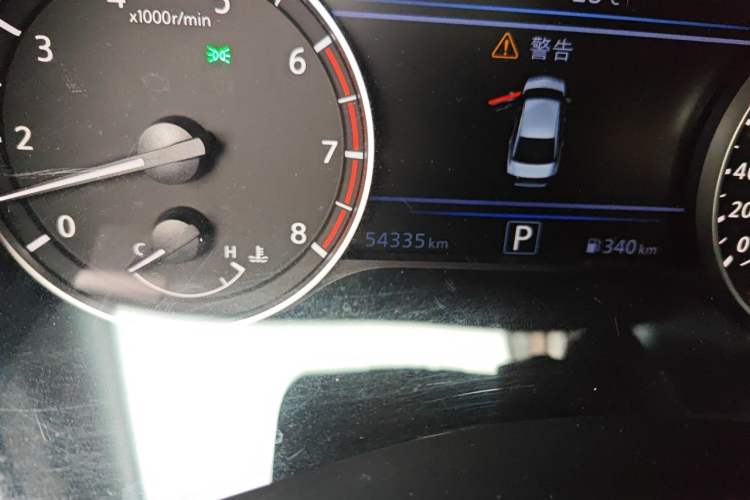 Used Nissan Teana 2022 2.0T XL Enjoyment Edition Odometer Close Up