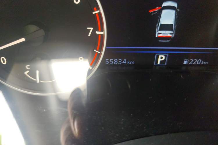 Used Nissan Teana 2022 2.0L XL-Upr Enjoyment Edition Odometer Close Up