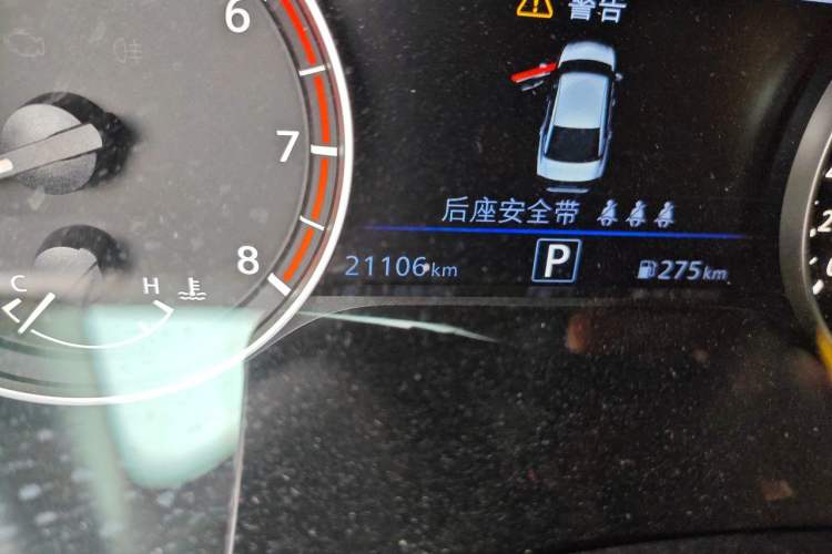 Used Nissan Teana 2022 2.0T XL Enjoyment Edition Odometer Close Up