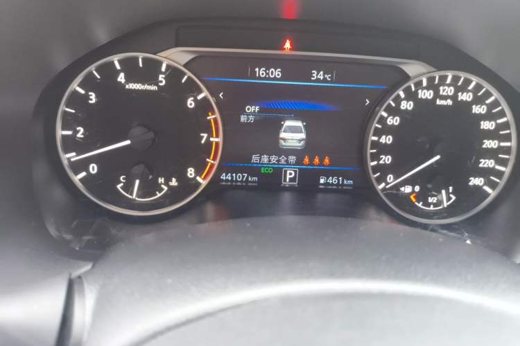 Used Nissan Teana 2022 2.0L XL-TLS Enjoyment Edition Odometer Close Up