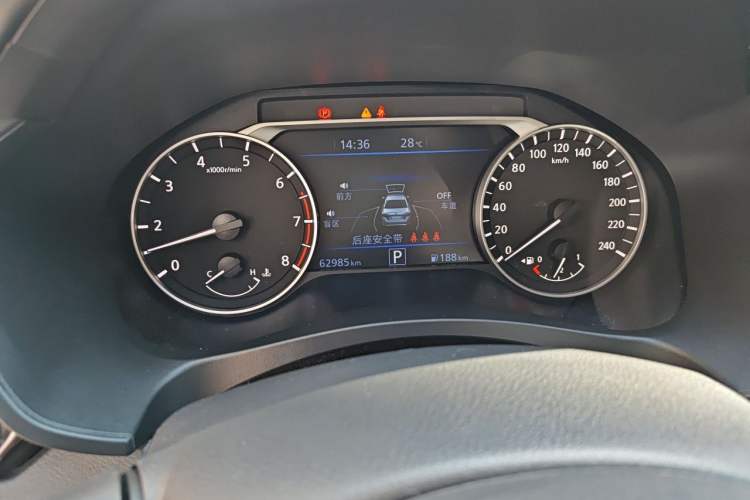 Used Nissan Teana 2022 2.0L XL-Upr Enjoyment Edition Odometer Close Up