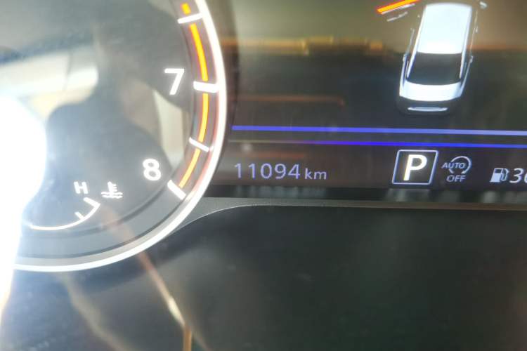 Used Nissan Teana 2022 2.0L XL-Upr Enjoyment Edition Odometer Close Up