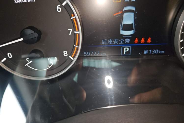 Used Nissan Teana 2022 2.0L XL-Upr Enjoyment Edition Odometer Close Up