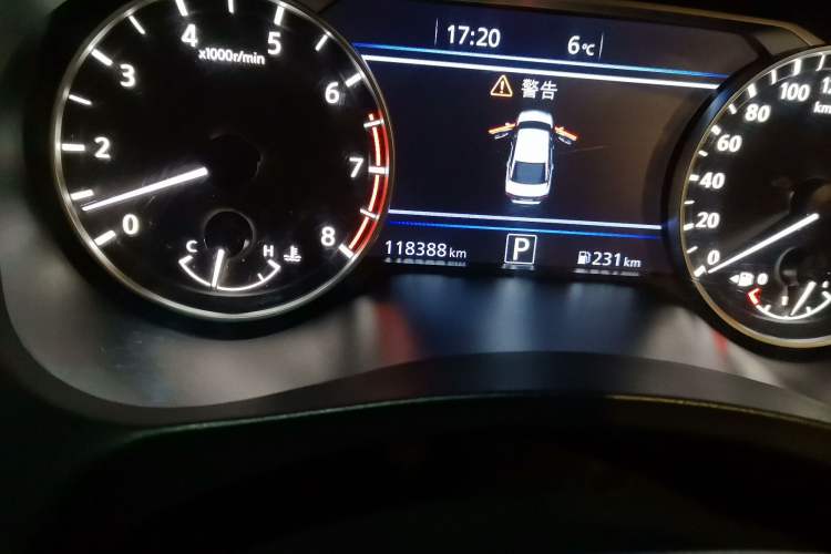Used Nissan Teana 2022 2.0L XL-Upr Enjoyment Edition Odometer Close Up