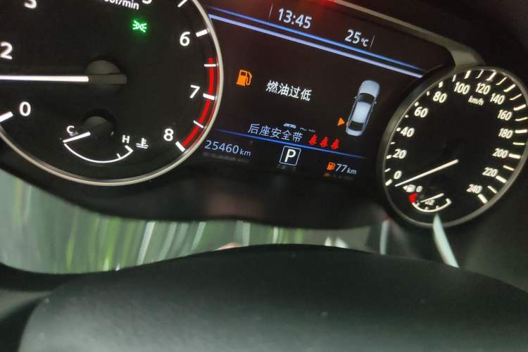 Used Nissan Teana 2022 2.0L XL-TLS Enjoyment Edition Odometer Close Up